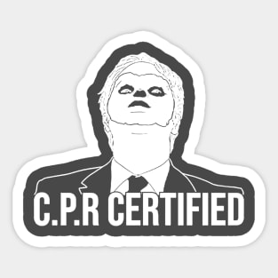 CPR Certified Sticker